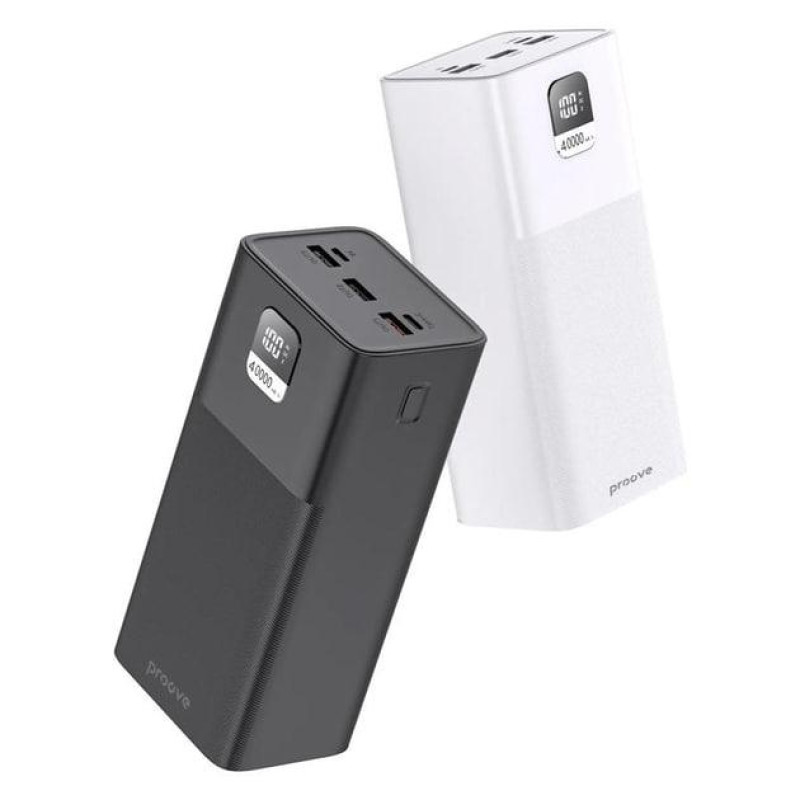 Портативное зарядное устройство (павербанк) Proove Giant Lite 40000mAh 22.5W Black (PBGI20312201)