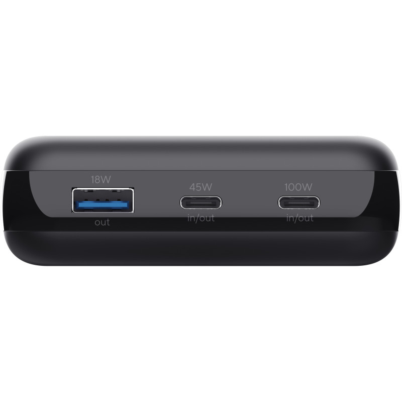Портативное зарядное устройство (павербанк) Trust Laro 20000mAh 100W Black (25240)