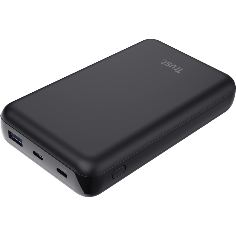 Портативное зарядное устройство (павербанк) Trust Laro 20000mAh 100W Black (25240)