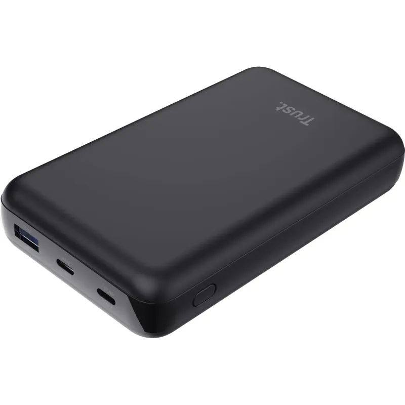 Портативний зарядний пристрій (павербанк) Trust Laro 20000mAh 100W Black (25240)