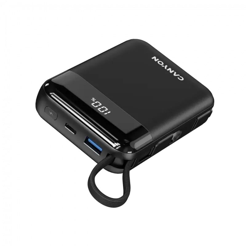 Портативное зарядное устройство (павербанк) Canyon OnPower 104 10000mAh Black (CNS-CPB104B)