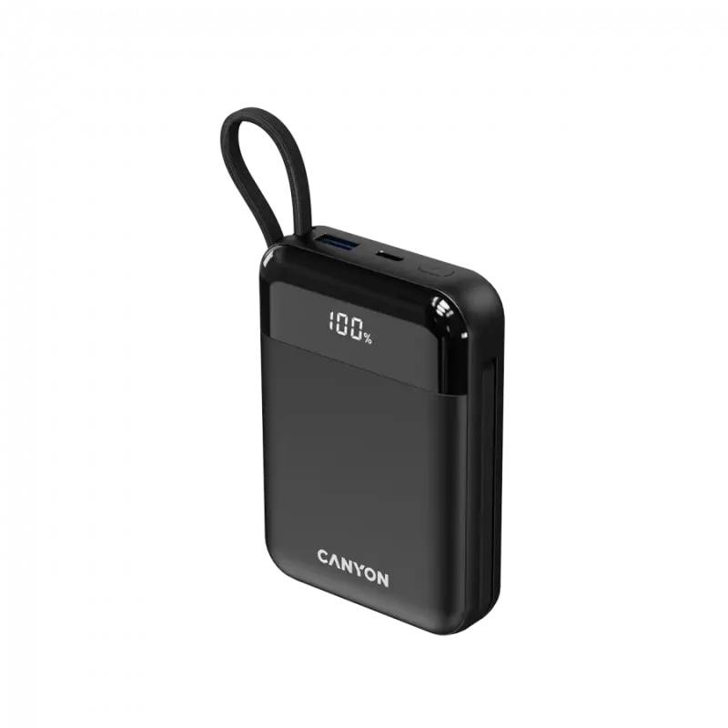 Портативное зарядное устройство (павербанк) Canyon OnPower 104 10000mAh Black (CNS-CPB104B)