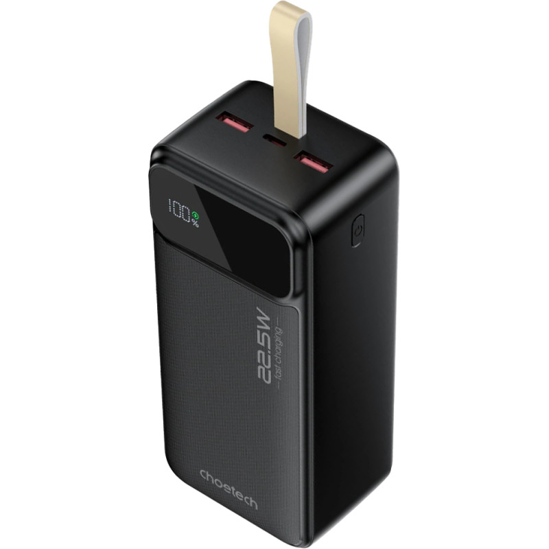 Портативное зарядное устройство (павербанк) Choetech B731 40000mAh 22.5W Black