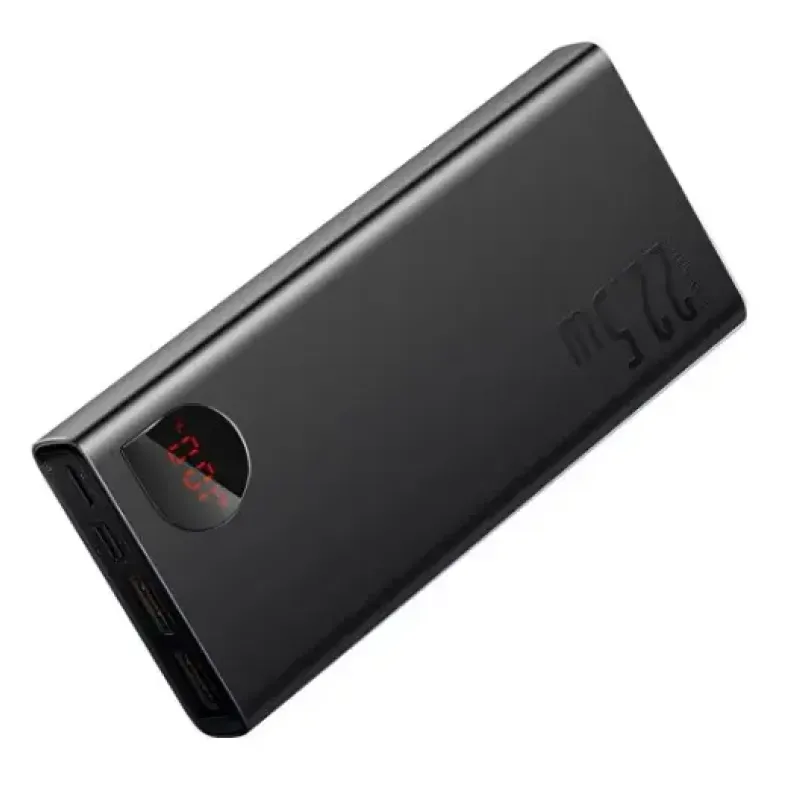 Портативное зарядное устройство (павербанк) Baseus Adaman Metal Digital Display 20000mAh 22.5W 2021 Editon (PPAD000101/PPAD070101/P10021502112-01)