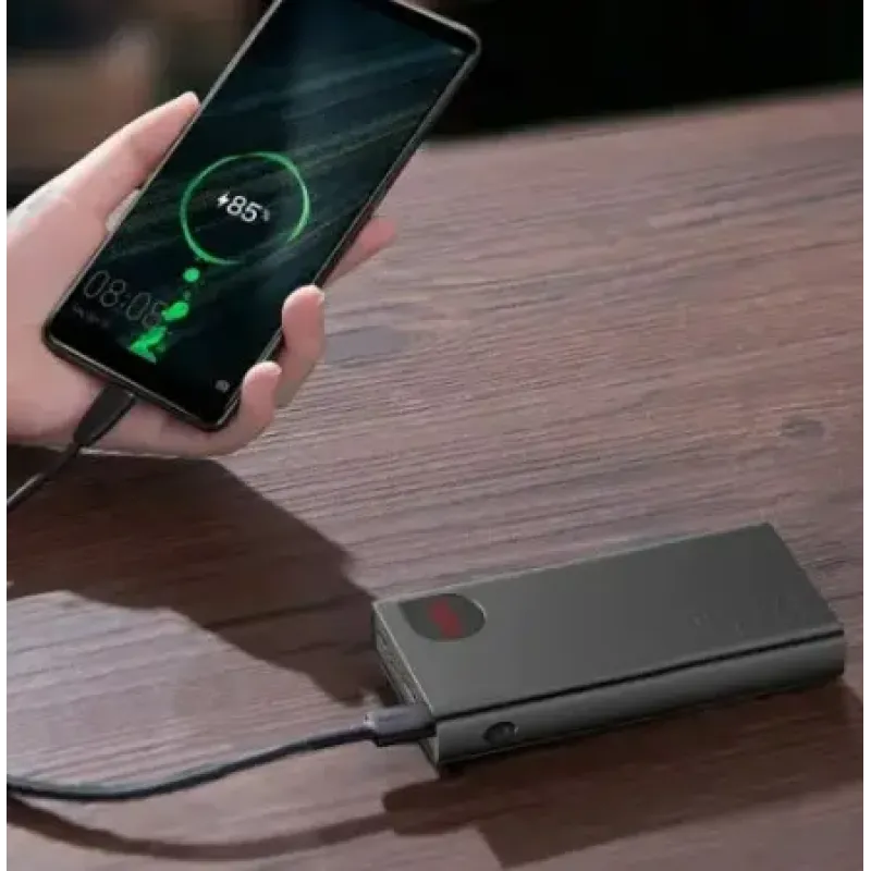 Портативное зарядное устройство (павербанк) Baseus Adaman Metal Digital Display 20000mAh 22.5W 2021 Editon (PPAD000101/PPAD070101/P10021502112-01)