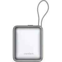 Портативний зарядний пристрій (павербанк) Choetech B832 10000mAh 35W Silver (B832-GY)