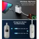 Портативний зарядний пристрій (павербанк) Choetech B832 10000mAh 35W Silver (B832-GY)