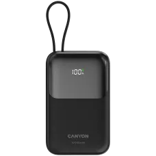 Портативное зарядное устройство (павербанк) Canyon OnPower 101 10000mAh 22.5W Black (CNS-CPB101BK)