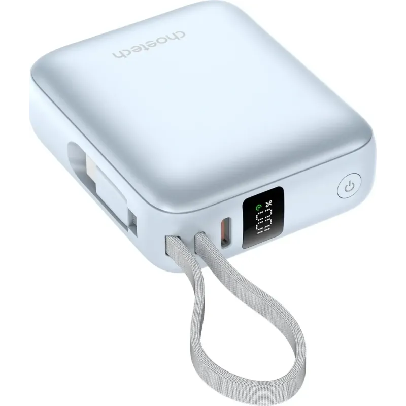 Портативное зарядное устройство (павербанк) Choetech B832 10000mAh 35W Light Blue (B832-LBE)
