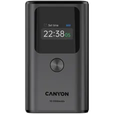 Портативное зарядное устройство (павербанк) Canyon OnPower 130 10000mAh 30W Grey (CNS-CPB130DG)