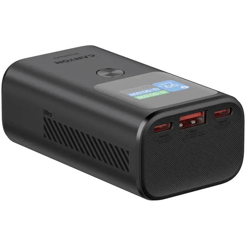 Портативний зарядний пристрій (павербанк) Canyon OnPower 130 10000mAh 30W Grey (CNS-CPB130DG)