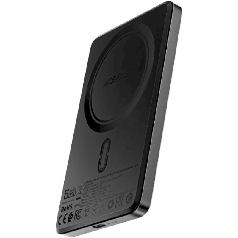 Портативное зарядное устройство (павербанк) Acefast M8 50000mAh Black (6974316283386)