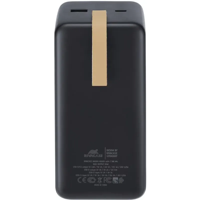 Портативное зарядное устройство (павербанк) RIVACASE RIVAPOWER VA1084 (Black)