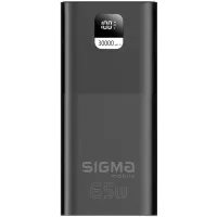 Портативное зарядное устройство (павербанк) Sigma mobile X-power SI30A6QLX 30000mAh Black