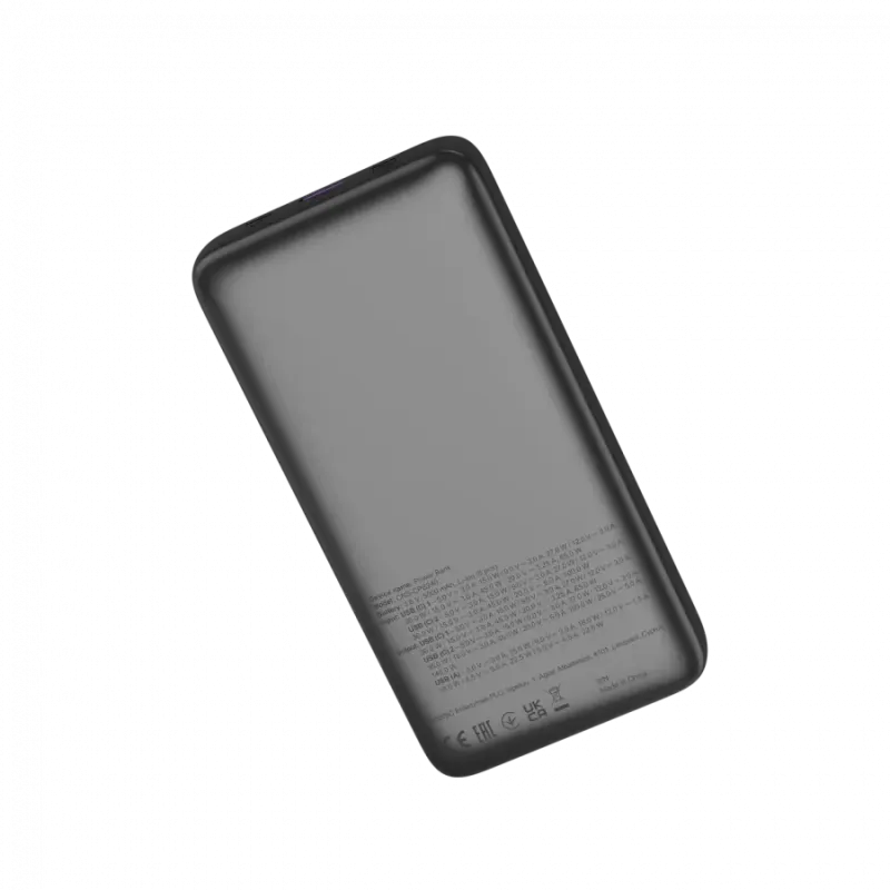 Портативний зарядний пристрій (павербанк) Canyon PB-240 25000mAh Dark Grey (CNS-CPB240)
