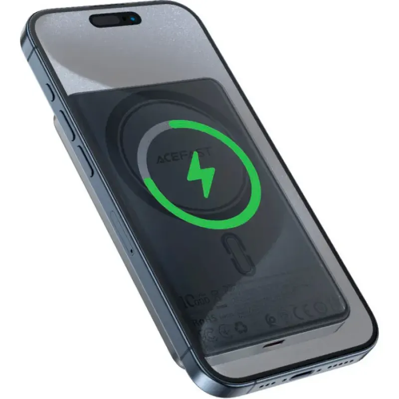 Портативний зарядний пристрій (павербанк) Acefast M12 10000mAh 20W Black (6974316283393)