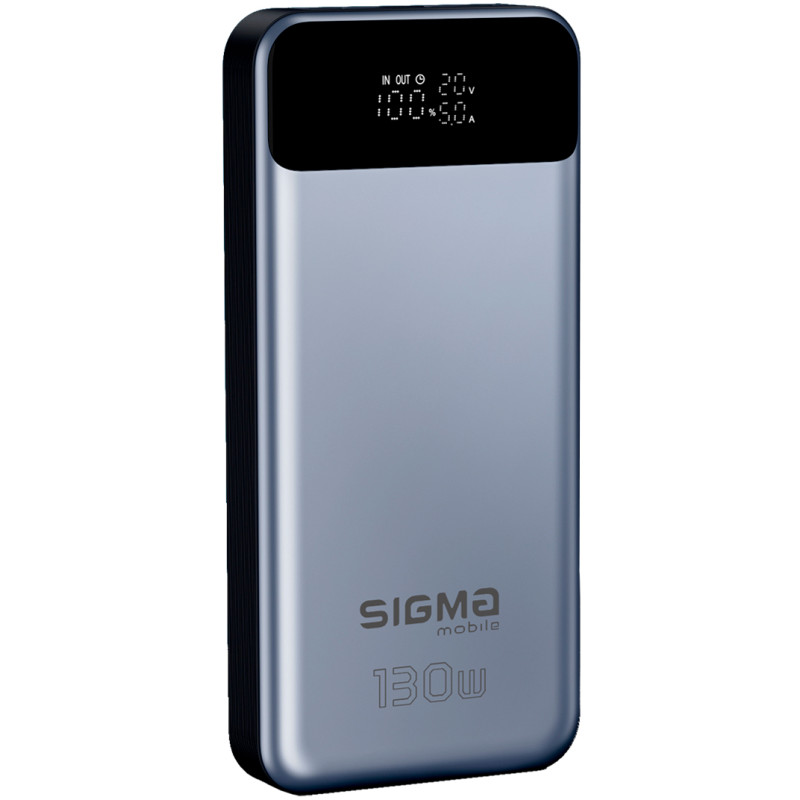 Портативний зарядний пристрій (павербанк) Sigma mobile X-power SI30A7QLX 30000mAh Silver