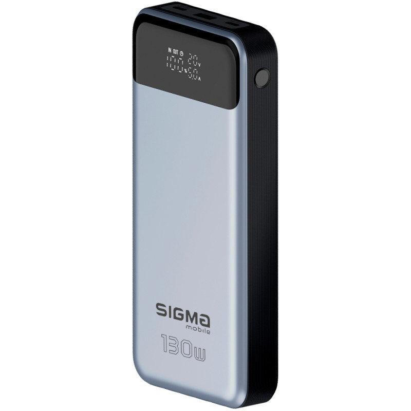Портативний зарядний пристрій (павербанк) Sigma mobile X-power SI30A7QLX 30000mAh Silver
