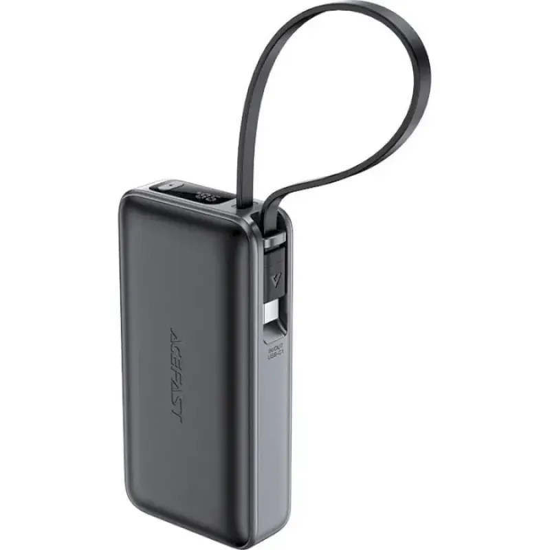Портативное зарядное устройство (павербанк) Acefast M7 10000mAh 30W Black (6974316283379)