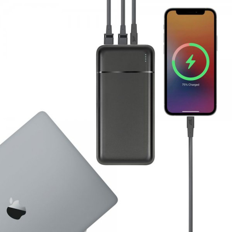 Портативное зарядное устройство (павербанк) RIVACASE RIVAPOWER VA2102 (Black)