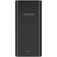Портативное зарядное устройство (павербанк) Canyon PB-2001 20000mAh Black CNE-CPB2001B