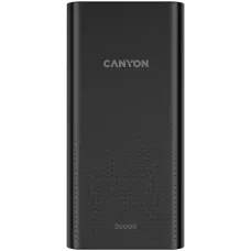 Портативное зарядное устройство (павербанк) Canyon PB-2001 20000mAh Black CNE-CPB2001B