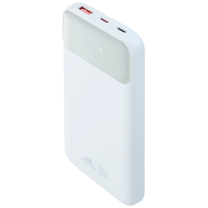 Портативний зарядний пристрій (павербанк) RIVACASE RIVAPOWER VA2211 (White)