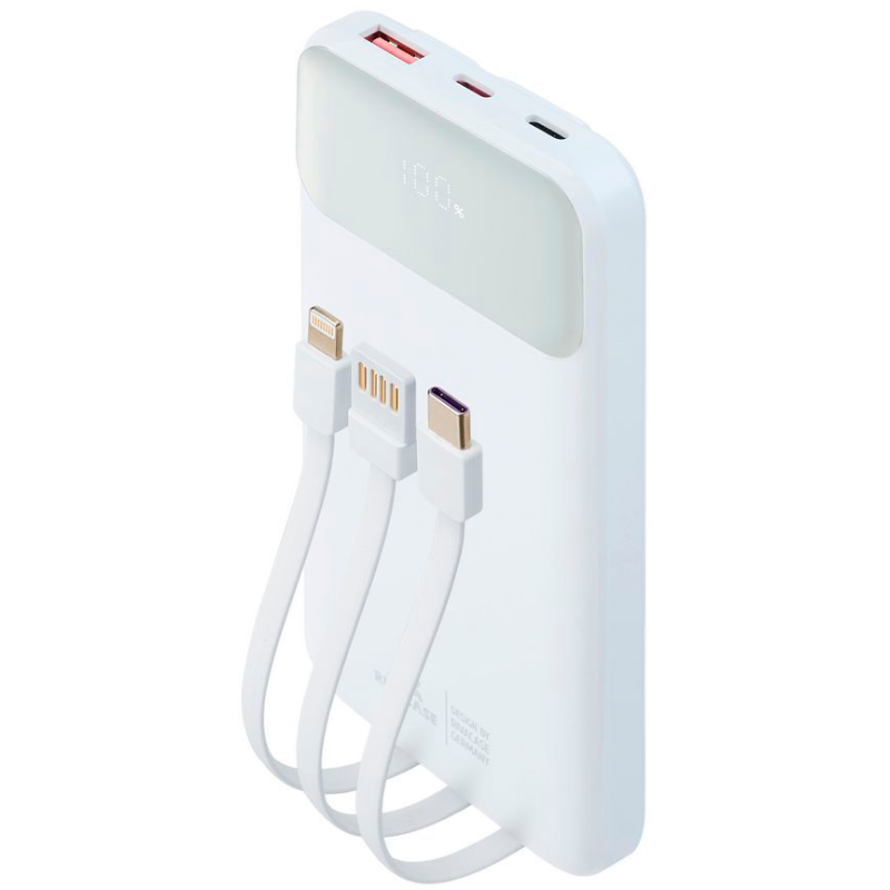 Портативний зарядний пристрій (павербанк) RIVACASE RIVAPOWER VA2211 (White)