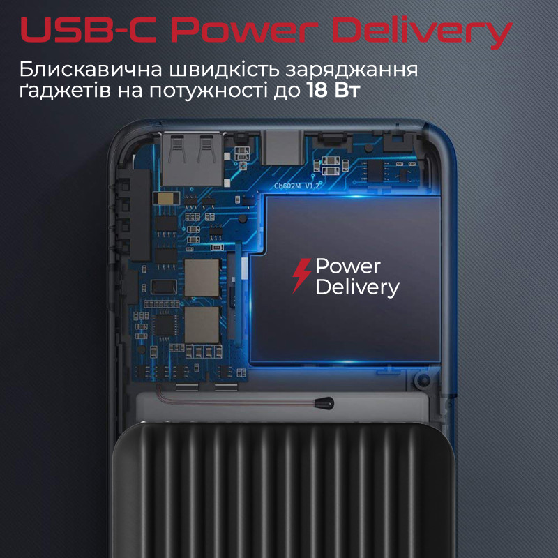 Promate Titan-30 30000 mAh Black (titan-30.black)