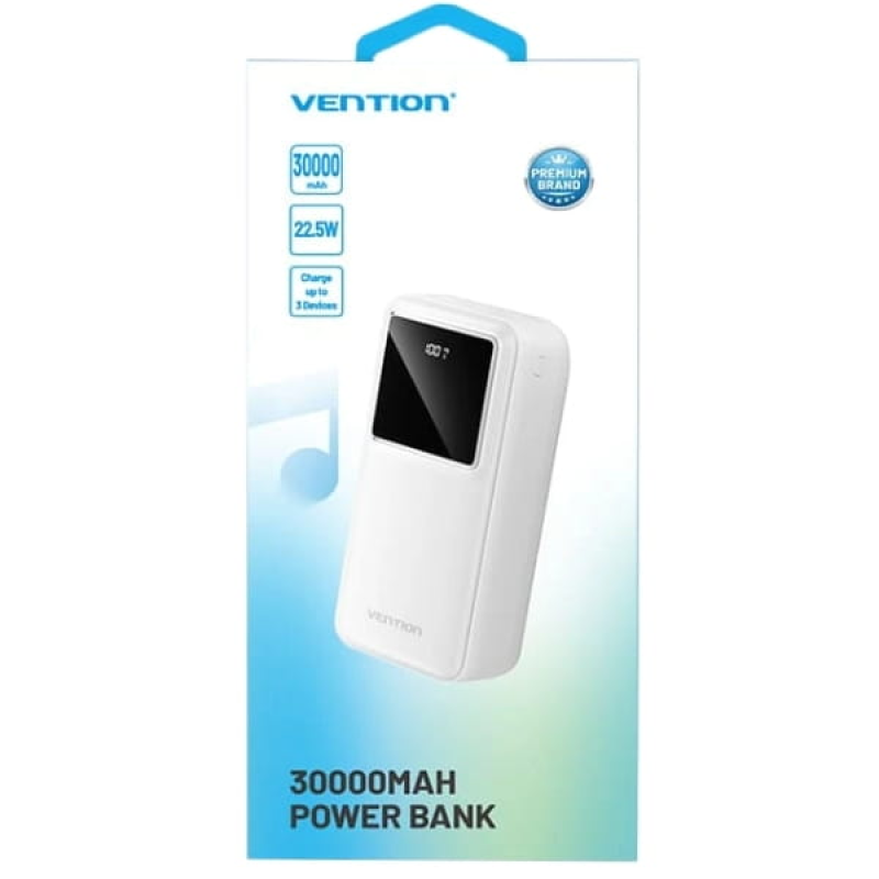 Vention 30000mAh 22.5W White (FHMW0)