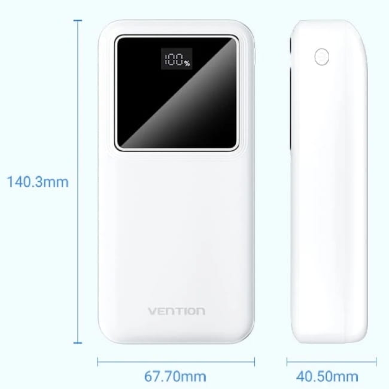 Vention 30000mAh 22.5W White (FHMW0)