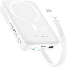 Портативное зарядное устройство (павербанк) Baseus Magnetic Mini 10000mAh, 30W White (P1002210B223-00)