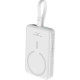 Портативное зарядное устройство (павербанк) Baseus Magnetic Mini 10000mAh, 30W White (P1002210B223-00)