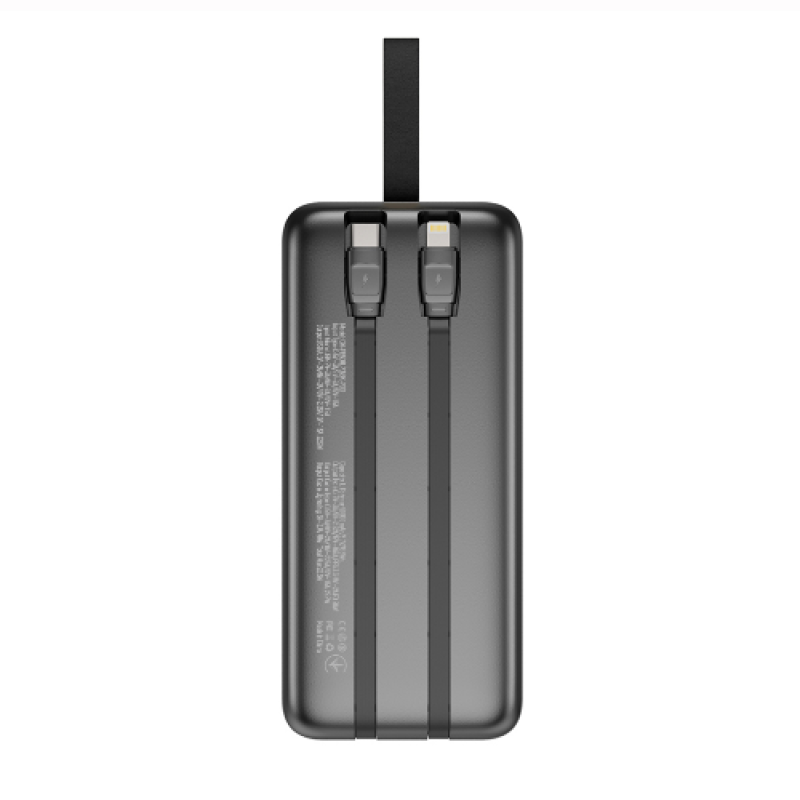 Портативний зарядний пристрій (павербанк) ColorWay Digital Display 50000mAh Black (CW-PB500LPC5BK-PDD)