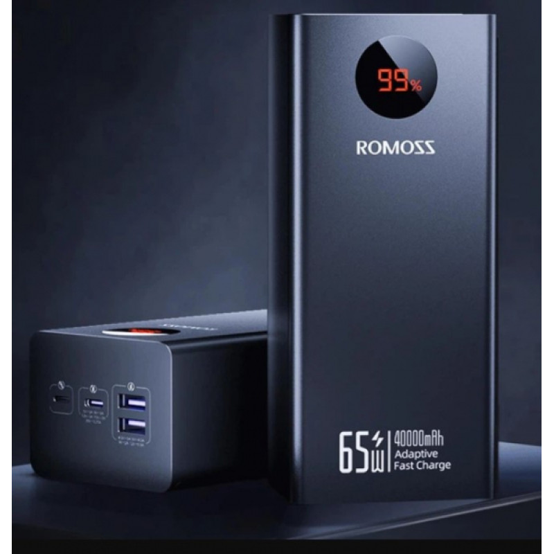 Портативний зарядний пристрій (павербанк) Romoss 40000mAh PEA40 65W (PEA40-382-2131H)