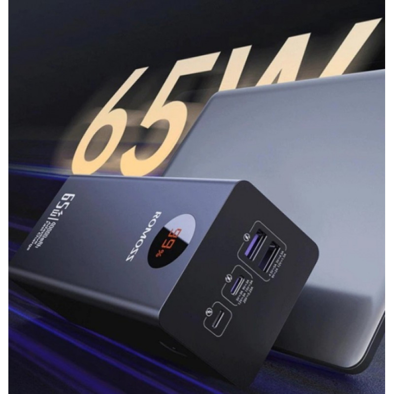Портативний зарядний пристрій (павербанк) Romoss 40000mAh PEA40 65W (PEA40-382-2131H)