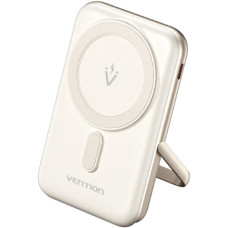 Портативний зарядний пристрій (павербанк) Vention Magnetic Wireless 10000mAh 20W White (FHNW0)