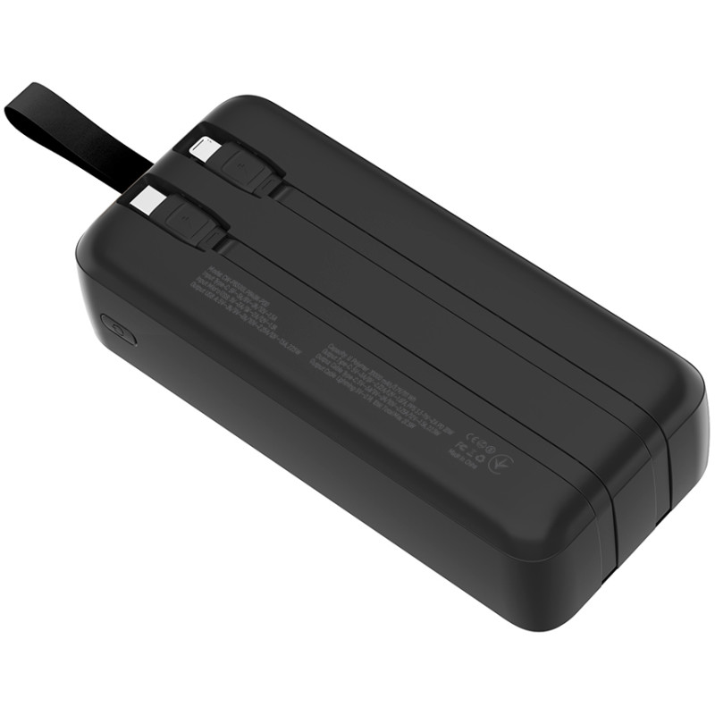 Портативний зарядний пристрій (павербанк) ColorWay EnergyPlus 30000mAh Black (CW-PB300LPB4BK-PDD)