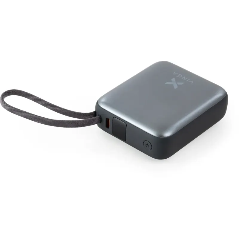 Портативний зарядний пристрій (павербанк) Vinga 10000 mAh 35W Display Cable (VPBB1035C)