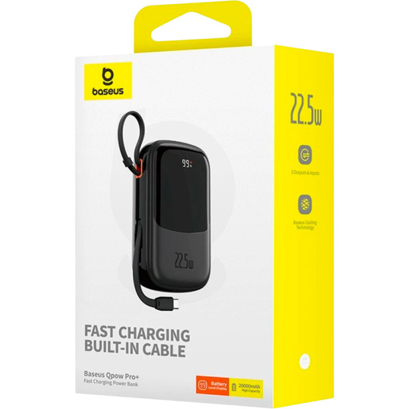 Baseus Qpow Pro+ 20000mAh 22.5W Black P10067103113-00