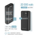 Портативний зарядний пристрій (павербанк) ColorWay 20000mAh Optimal Power Black (CW-PB200LPB5BK-PDD)