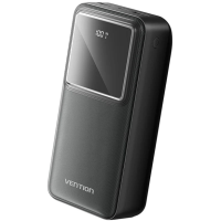 Портативний зарядний пристрій (павербанк) Vention 30000mAh 22.5W Black (FHMB0)