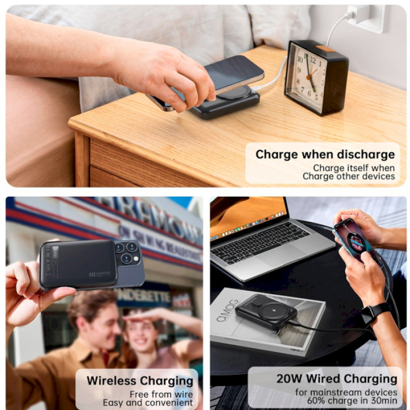 Портативний зарядний пристрій (павербанк) Choetech B742 5000mAh Black (B742-CCBK)