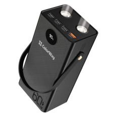 Портативний зарядний пристрій (павербанк) ColorWay 60000 mAh Powerful Black (CW-PB600LPA5BK-PDD)