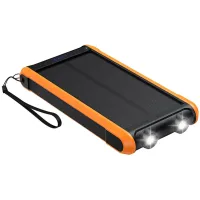 Портативное зарядное устройство (павербанк) PowerPlant 10000mAh Solar Panel Black (PB930494)