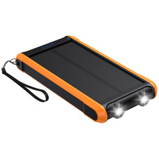 Портативний зарядний пристрій (павербанк) PowerPlant 10000mAh Solar Panel Black (PB930494)
