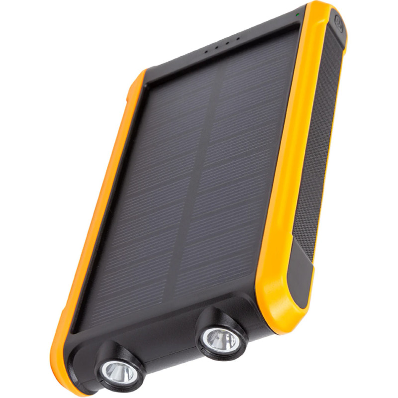 Портативний зарядний пристрій (павербанк) PowerPlant 10000mAh Solar Panel Black (PB930494)