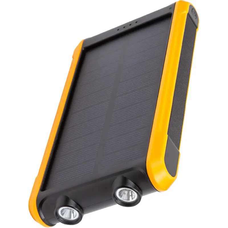 Портативний зарядний пристрій (павербанк) PowerPlant 10000mAh Solar Panel Black (PB930494)