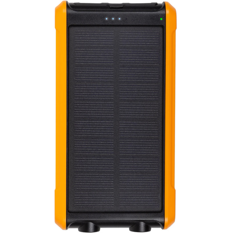 Портативний зарядний пристрій (павербанк) PowerPlant 10000mAh Solar Panel Black (PB930494)