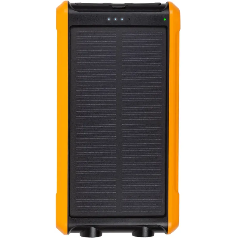 Портативний зарядний пристрій (павербанк) PowerPlant 10000mAh Solar Panel Black (PB930494)